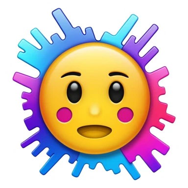 glitch error sticker