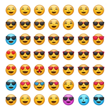 Asthetic emojis sticker