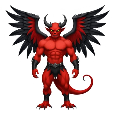 winged demon - large black wings











 sticker