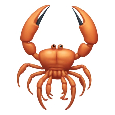 Muscle crustacean sticker
