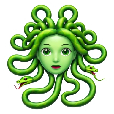  Medusa snake are made of jelly and candy  sticker