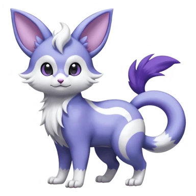 Shiny Furret-Absol-Meowstic-Mienshao-Espeon-Hybrid (Full body) sticker