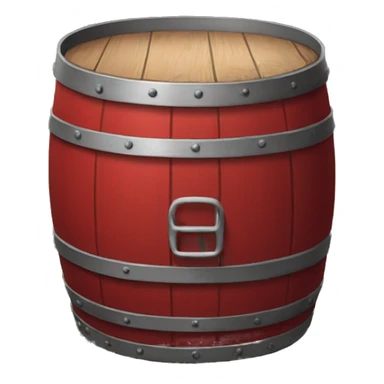 Red barrel sticker
