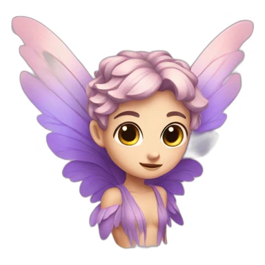 fae with wings sticker