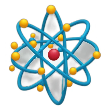 rutherford atomic model sticker