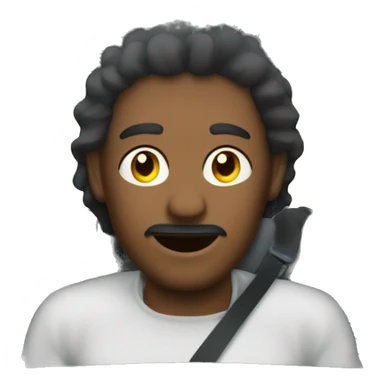 deux personne qui roule et sortent la tête de la voiDrake qui roule en voitureure sticker