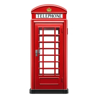 London telephone box sticker