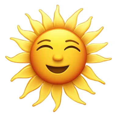 Aesthetically sun  sticker