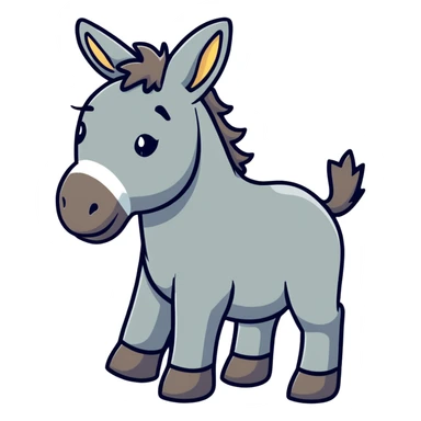 Donkey from Shrek movie sticker
