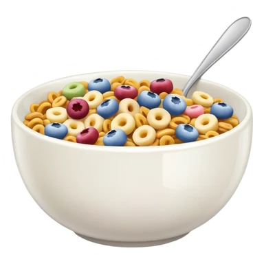 Cereal bowl sticker
