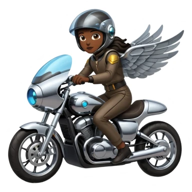 motor fly with people sticker
