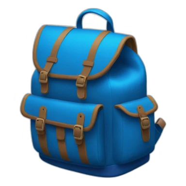 bakpack blue sticker