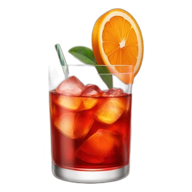 negroni cocktail sticker