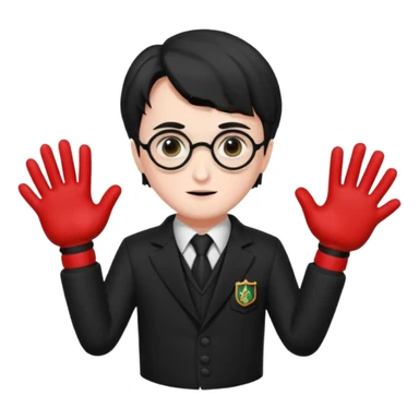 harry potter in squid game costume sticker