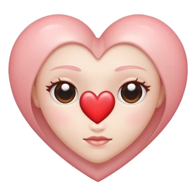 light wait heart sticker