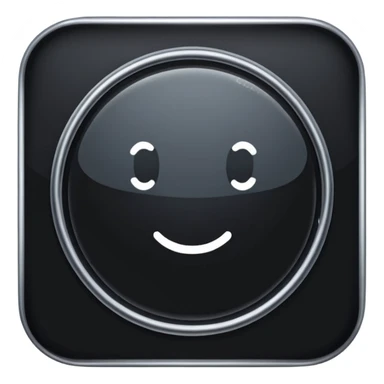 small rubber circle in a small plastic square  sticker