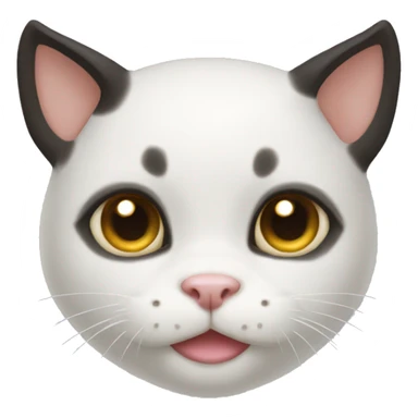 cow cat sticker