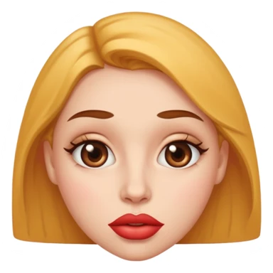 femlae with big lips more big  sticker