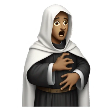 Scared saint dominic sticker