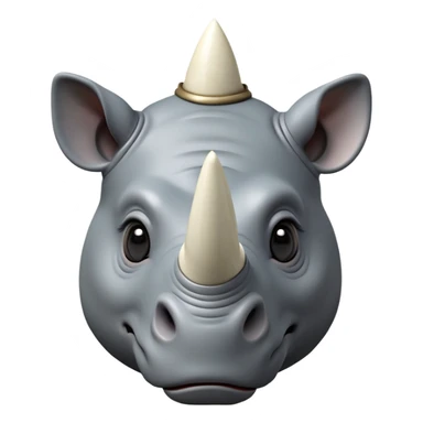 cinematic-cute-rhinoceros-zomed-out-portrait-emoji,-head-tilted-playfully-and-inquisitively,-featuring-a-rugged,-glossy-slate-gray-hide-with-a-gentle,-rounded-ivory-horn-and-round,-sparkling-eyes-filled-with-curious-wonder,-showing-the- (2) sticker
