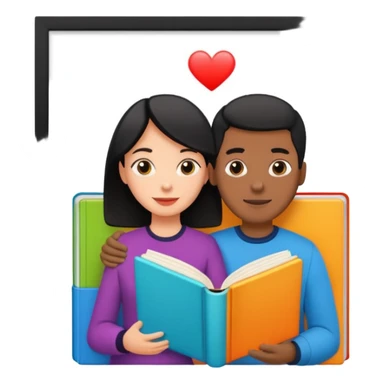 a bunch of people on the cover of a book sticker