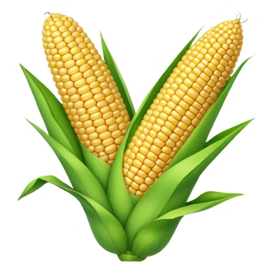 green corn cob sticker