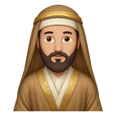 male bible character from the middle east sticker