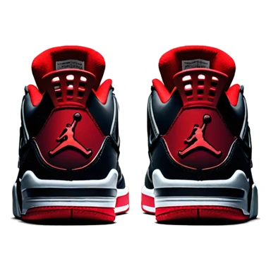 jordan 4 retro bred sticker