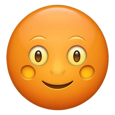 Un emoji avec un texte M3 et un font orange sticker