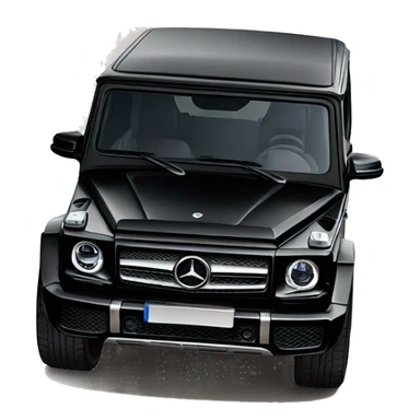 Black Mercedes classe G sticker