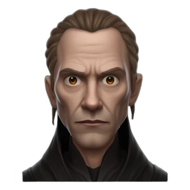 hyperrealist sith jedi in world of warcraft without facial hair sticker