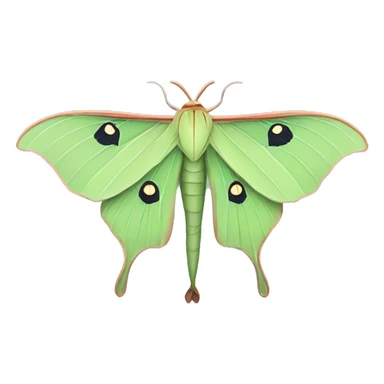 Luna moth  sticker