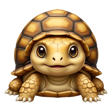 cinematic-baby tortoise-realistic--emoji,,-cute-wise-face-peering-ahead-with-calm-determination,-cute large-eyes-reflecting-centuries of wisdom, sticker