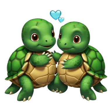 Turtle best friends sticker