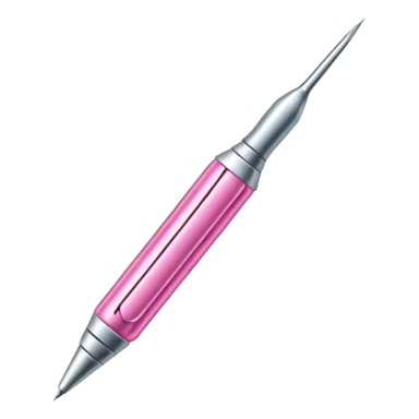 sewing needle color pink sticker