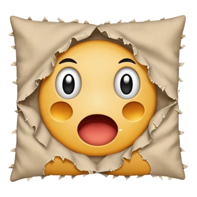 broken fabric sticker