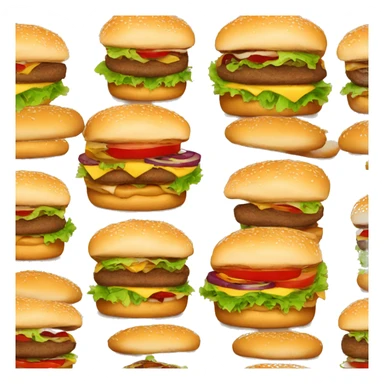 burguer  sticker