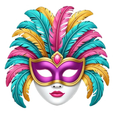 Cancan mask sticker