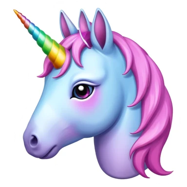 sad unicorn sticker