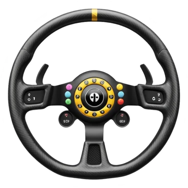 F1 steering wheel sticker