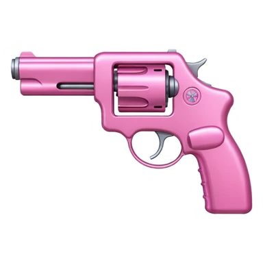 pink gun sticker