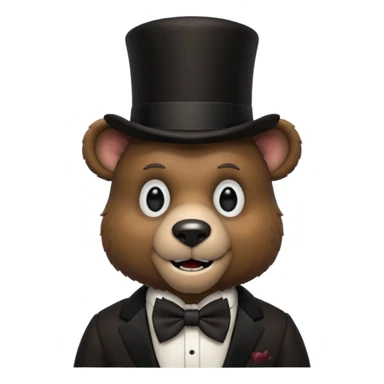 Freedy from fnaf sticker