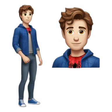 spiderman peter parker sticker