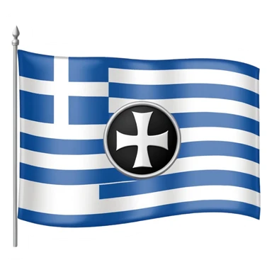 A Greek fascism flag sticker