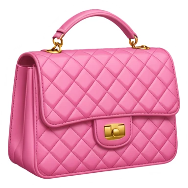 channel pink bag sticker