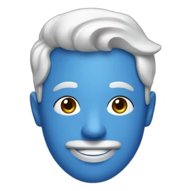 blue brasserie sticker