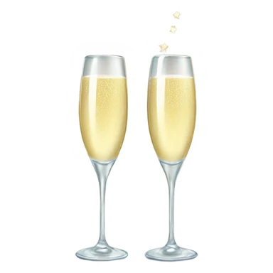 New Years Eve Champagne for the year 2025 sticker