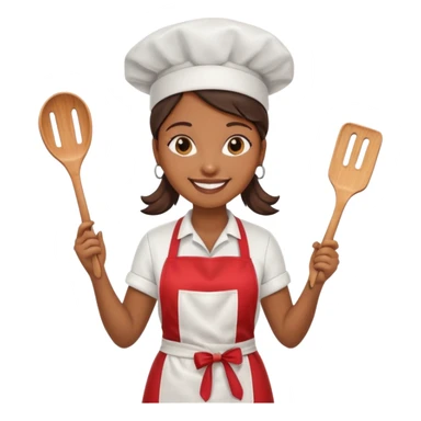 Food Truck Chef woman sticker