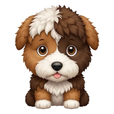 mini bernadoodle sticker