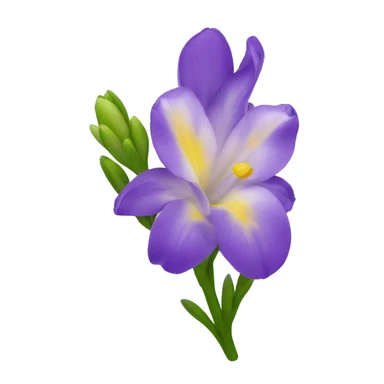 Freesia flower sticker